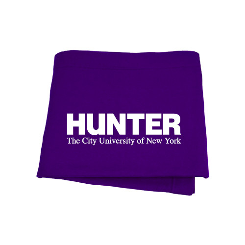 Purple Sweatshirt Blanket-Official Logo