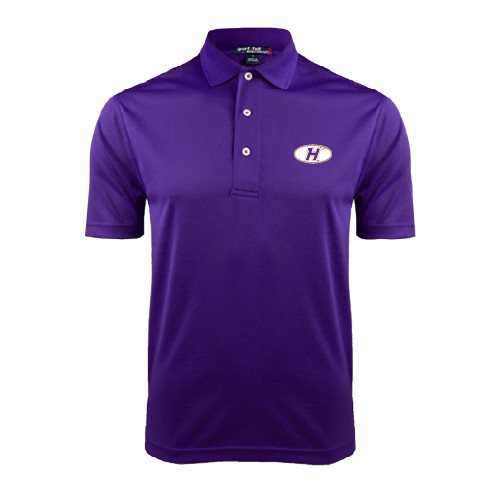 Purple Dry Mesh Polo-H Mark