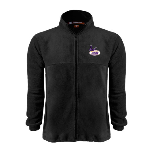 Black Fleece Full Zip Jacket-Hunter College