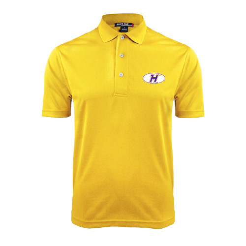 Gold Dry Mesh Polo-H Mark