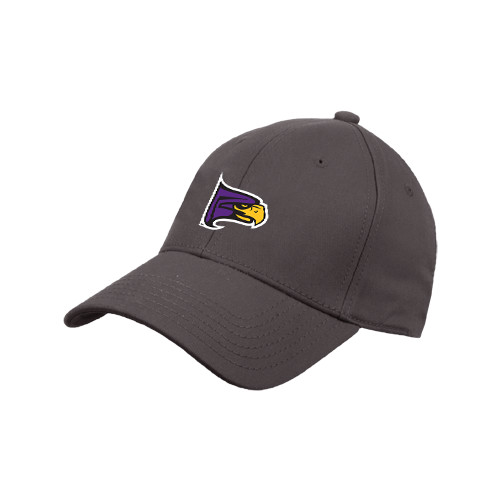 Charcoal Structured Adjustable Pro Style Hat-Hawk Head