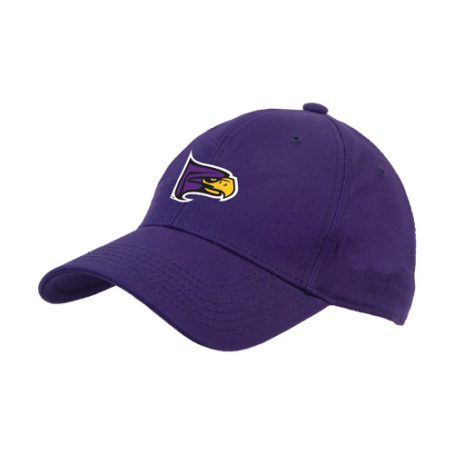 Purple Structured Adjustable Pro Style Hat-Hawk Head