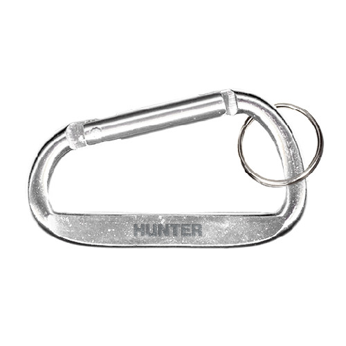 Silver Carabiner with Split Ring-Hunter Engraved