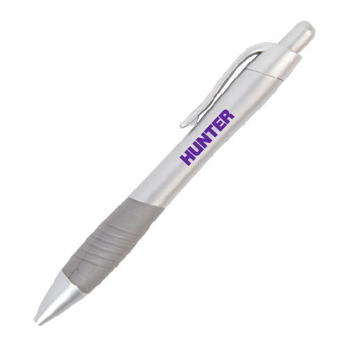 Metallic Mykonos Silver Pen-Hunter