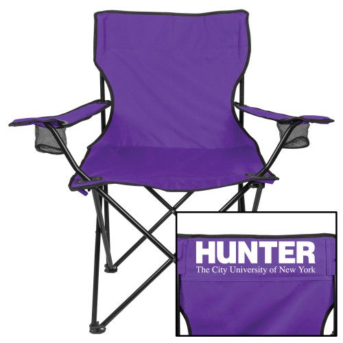 Deluxe Purple Captains Chair-Official Logo