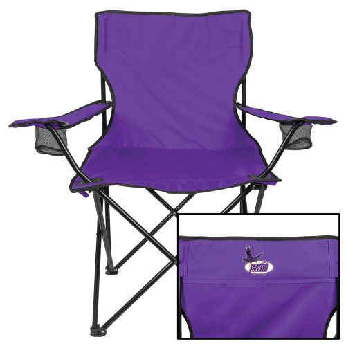 Deluxe Purple Captains Chair-Hunter College
