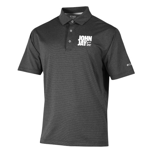 Columbia Black Sand Tee Polo-John Jay College of Criminal Justice Primary Mark