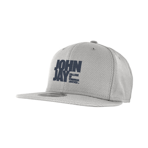 New Era Light Grey Diamond Era 9Fifty Snapback Hat-John Jay College of Criminal Justice Primary Mark