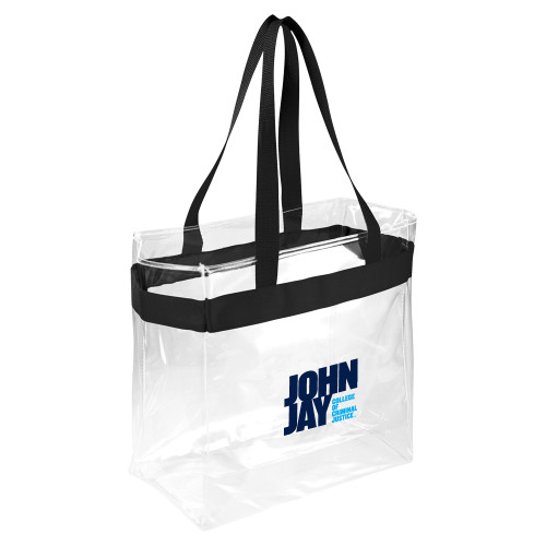 Game Day Clear Stadium Tote-John Jay College of Criminal Justice Primary Mark