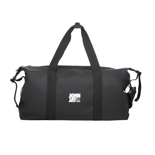 Black Drift Duffle-John Jay College of Criminal Justice Primary Mark