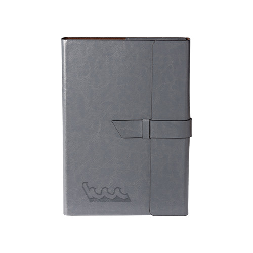 Community College Fabrizio Junior Grey Portfolio w/Loop Closure-The Wave Engraved