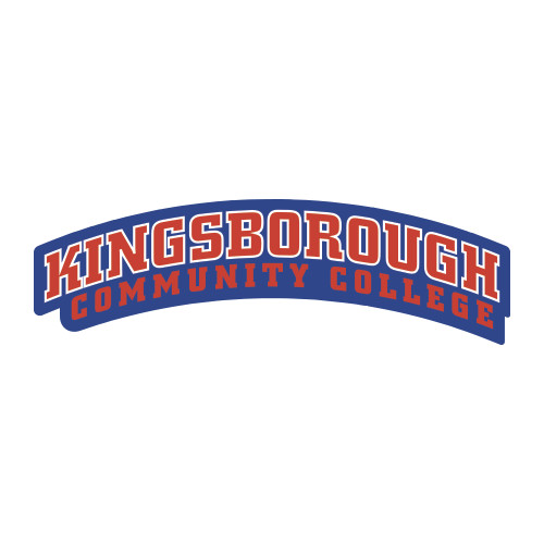 Community College Large Decal-Arched Kingsborough, 12in wide