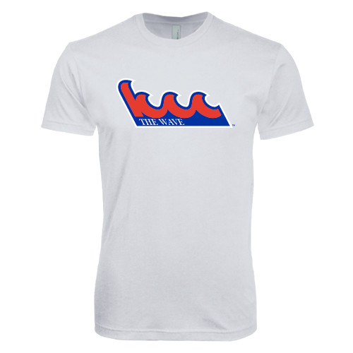 Community College Next Level White SoftStyle T Shirt-The Wave