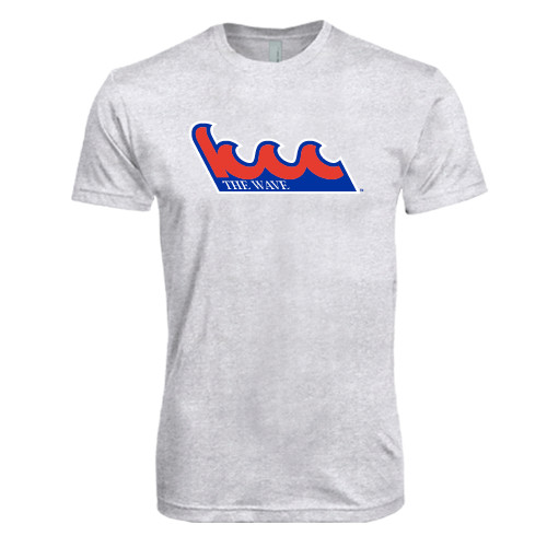 Community College Next Level Heather White Triblend Tee-The Wave