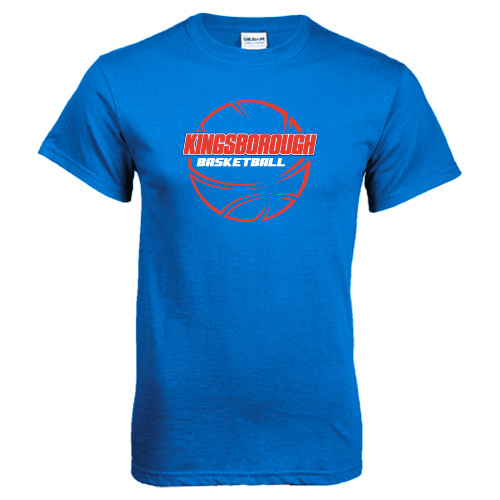 Community College Royal T Shirt-BasketBall School in Ball