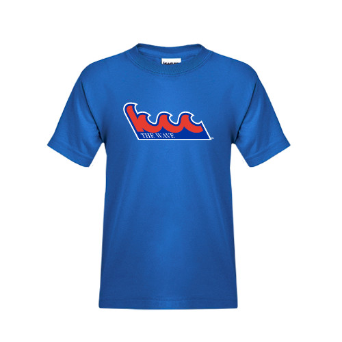 Community College Youth Royal T Shirt-The Wave