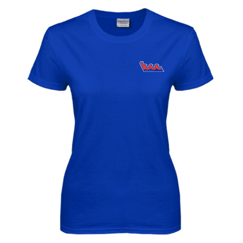 Community College Womens Royal Short Sleeve Tee-The Wave