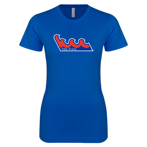 Community College Next Level Womens Royal Boyfriend Tee-The Wave