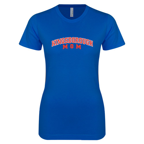Community College Next Level Womens Royal Boyfriend Tee-Mom
