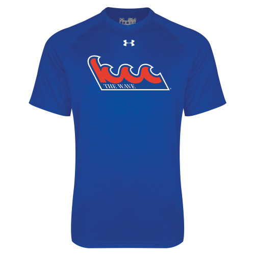 Community College Under Armour Royal Tech Tee-The Wave