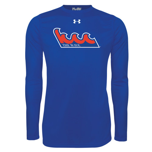 Community College Under Armour Royal Long Sleeve Tech Tee-The Wave