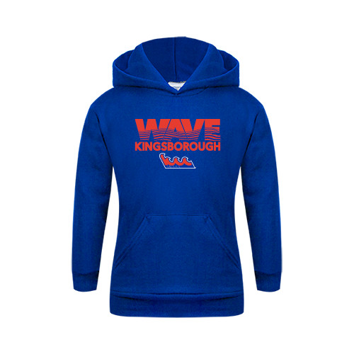 Community College Youth Royal Fleece Hoodie-Wave