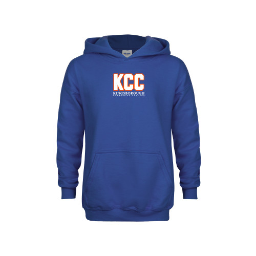 Youth Royal Fleece Hoodie-Kingsborough Primary Mark