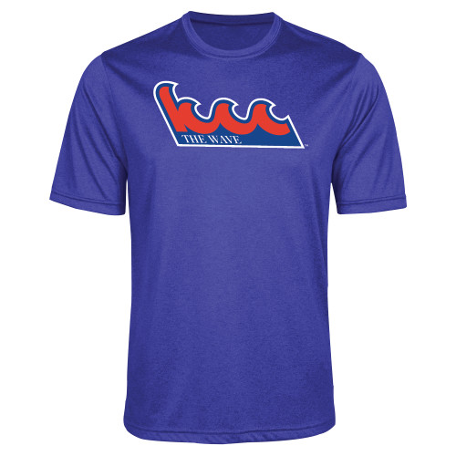Community College Royal Heather Performance Contender Tee-The Wave
