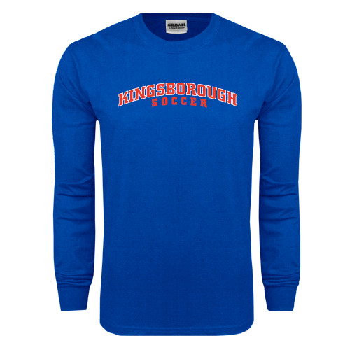 Community College Royal Long Sleeve T Shirt-Soccer