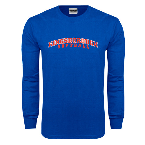 Community College Royal Long Sleeve T Shirt-Softball
