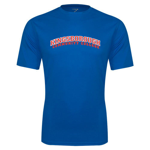 Community College Royal Performance Tee-Arched Kingsborough