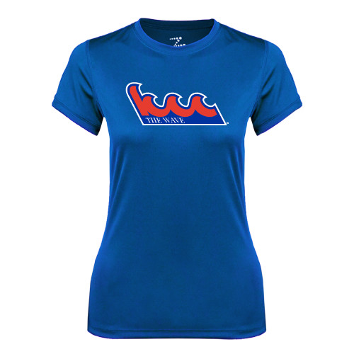Community College Womens Royal Performance Tee-The Wave