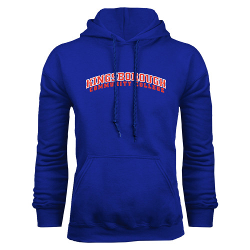 Community College Royal Fleece Hoodie-Arched Kingsborough