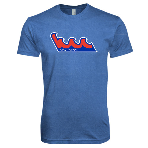 Community College Next Level Royal Triblend Tee-The Wave
