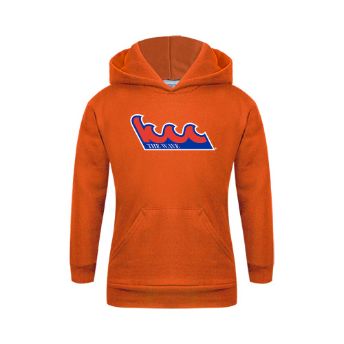 Community College Youth Orange Fleece Hoodie-The Wave