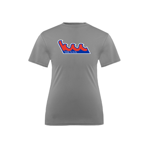 Community College Youth Performance Grey Concrete Tee-The Wave