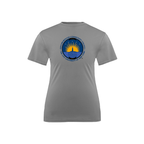 Community College Youth Performance Grey Concrete Tee-LightHouse
