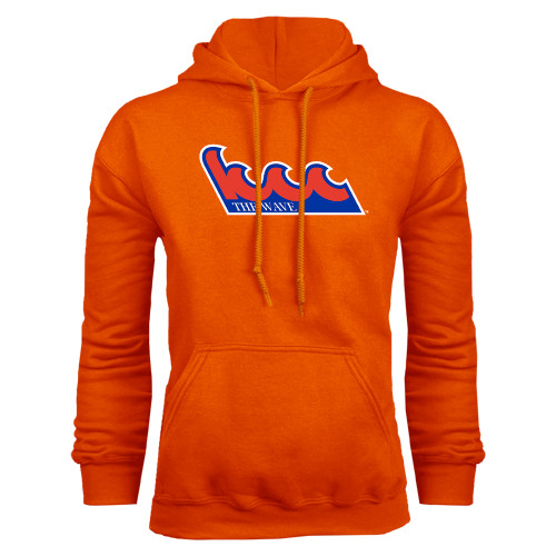 Community College Orange Fleece Hoodie-The Wave