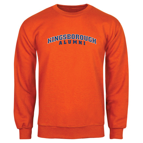 Community College Orange Fleece Crew-Alumni