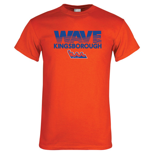 Community College Orange T Shirt-Wave