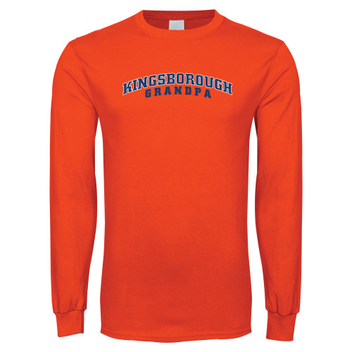 Community College Orange Long Sleeve T-Shirt-Grandpa