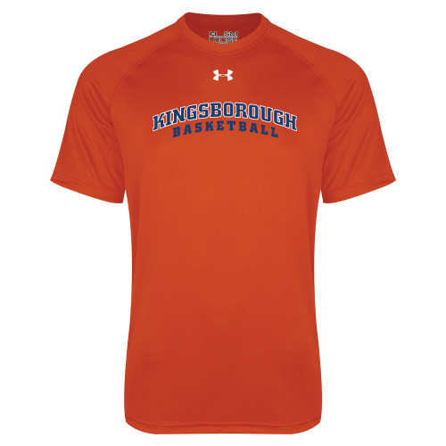 Community College Under Armour Orange Tech Tee-Basketball