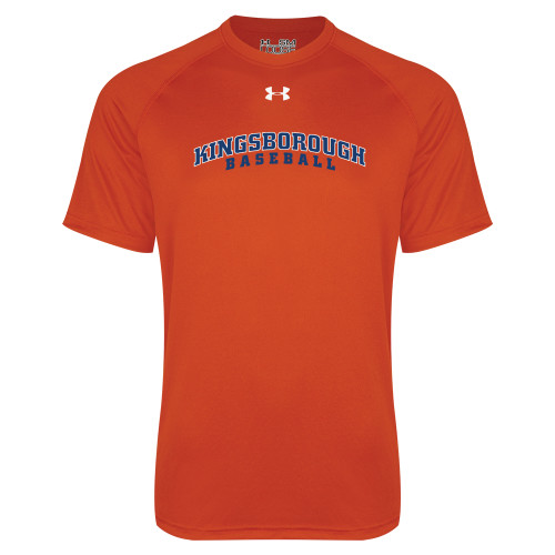 Community College Under Armour Orange Tech Tee-Baseball