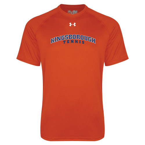 Community College Under Armour Orange Tech Tee-Tennis