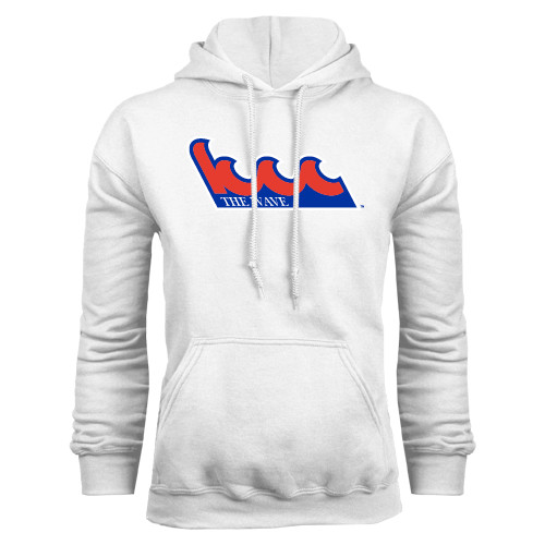Community College White Fleece Hoodie-The Wave