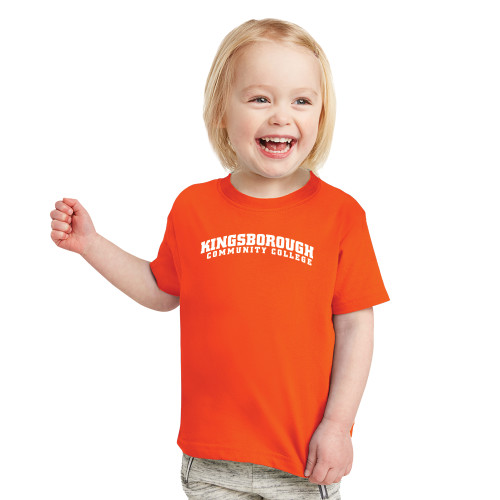 Toddler Orange T Shirt-Arched Kingsborough