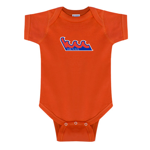Community College Orange Infant Onesie-The Wave