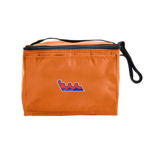 Community College Six Pack Orange Cooler-The Wave