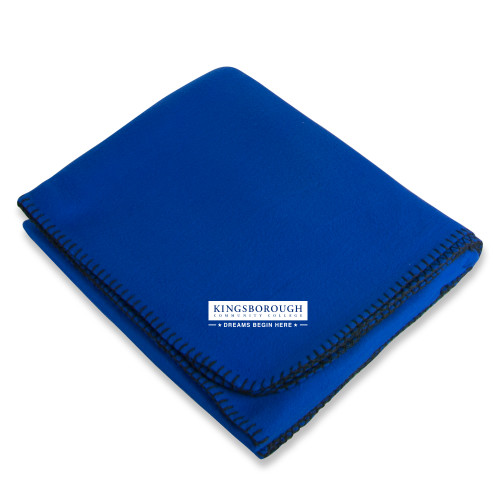 Royal Arctic Fleece Blanket-Kingsborough Primary Mark