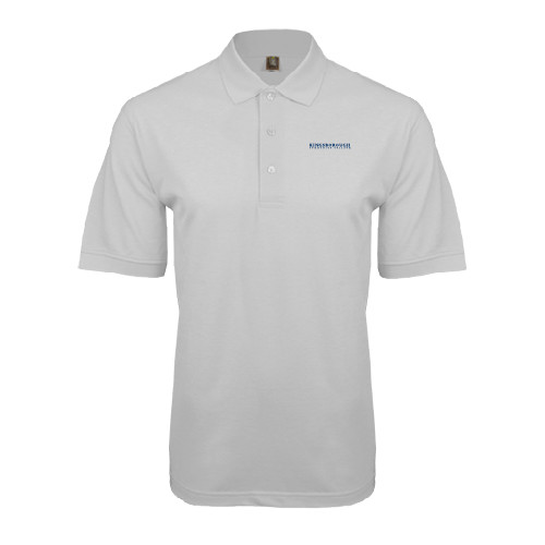 White Silk Touch Polo-Kingsborough Primary Mark